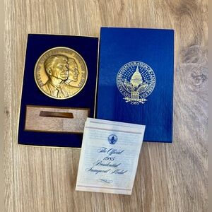 1981 & 1985 Ronald Reagan Official Presidential Inaugural Medals